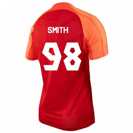 Kandiny Femme Maillot Canada Olivia Smith #98 Orange Tenues Domicile 24-26 T-Shirt