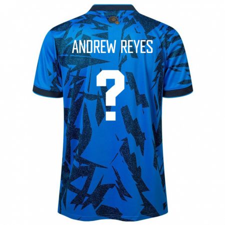 Kandiny Femme Maillot Salvador Andrew Reyes #0 Bleu Tenues Domicile 24-26 T-Shirt