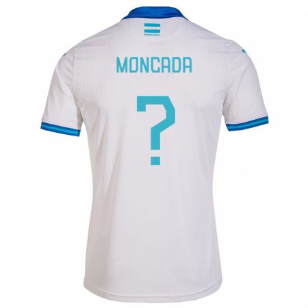 Kandiny Femme Maillot Honduras Linda Moncada #0 Blanc Tenues Domicile 24-26 T-Shirt