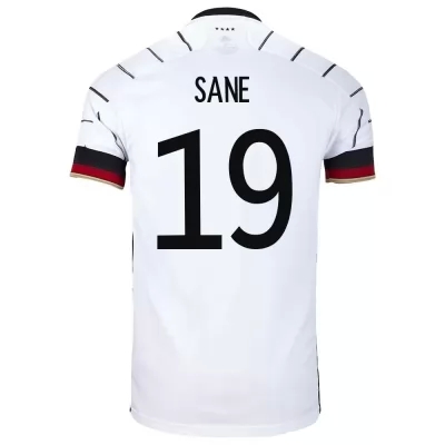 Enfant Équipe d'Allemagne de football Maillot Leroy Sane #19 Tenues Domicile Blanc 2021