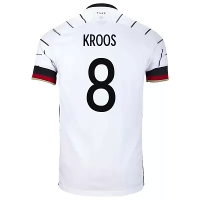 Homme Équipe d'Allemagne de football Maillot Toni Kroos #8 Tenues Domicile Blanc 2021