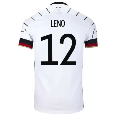 Femme Équipe d'Allemagne de football Maillot Bernd Leno #12 Tenues Domicile Blanc 2021