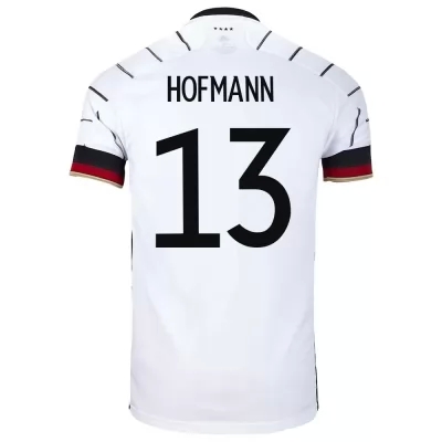 Femme Équipe d'Allemagne de football Maillot Jonas Hofmann #13 Tenues Domicile Blanc 2021