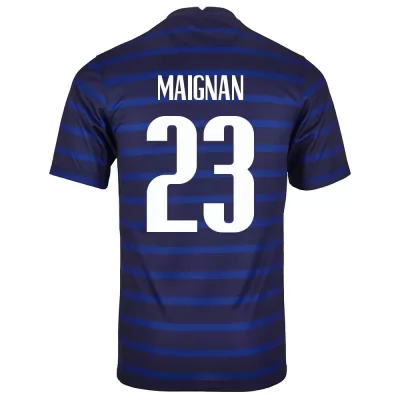 Femme Équipe de France de football Maillot Mike Maignan #23 Tenues Domicile Bleu Foncé 2021