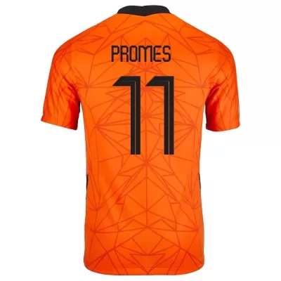 Enfant Équipe des Pays-Bas de football Maillot Quincy Promes #11 Tenues Domicile Orange 2021