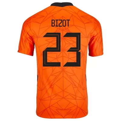 Femme Équipe des Pays-Bas de football Maillot Marco Bizot #23 Tenues Domicile Orange 2021