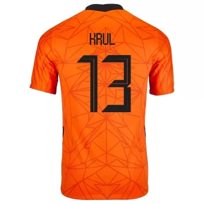 Femme Équipe des Pays-Bas de football Maillot Tim Krul #13 Tenues Domicile Orange 2021