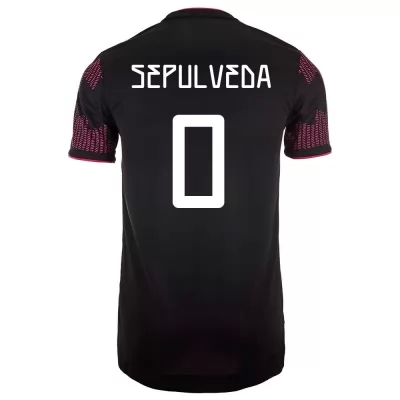 Femme Équipe du Mexique de football Maillot Gilberto Sepulveda #0 Tenues Domicile Rose Rouge 2021
