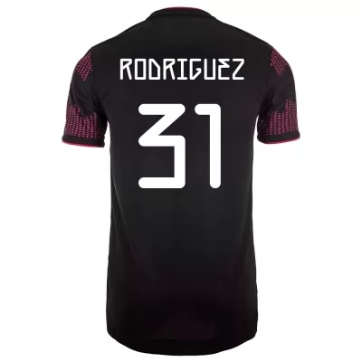 Femme Équipe du Mexique de football Maillot Osvaldo Rodriguez #31 Tenues Domicile Rose Rouge 2021