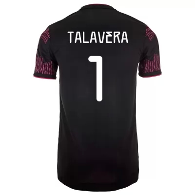 Homme Équipe du Mexique de football Maillot Alfredo Talavera #1 Tenues Domicile Rose Rouge 2021