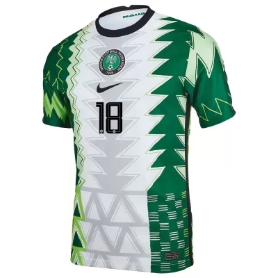 Enfant Équipe Du Nigeria De Football Maillot Adeleke Adekunle #18 Tenues Domicile Vert Blanc 2021
