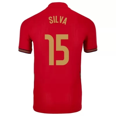 Femme Équipe du Portugal de football Maillot Rafa Silva #15 Tenues Domicile Rouge 2021