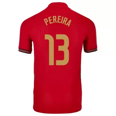 Homme Équipe du Portugal de football Maillot Danilo Pereira #13 Tenues Domicile Rouge 2021