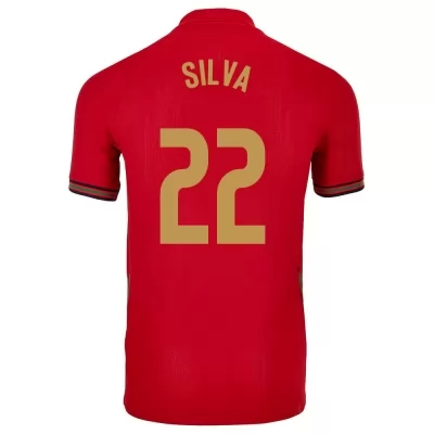 Femme Équipe du Portugal de football Maillot Rui Silva #22 Tenues Domicile Rouge 2021