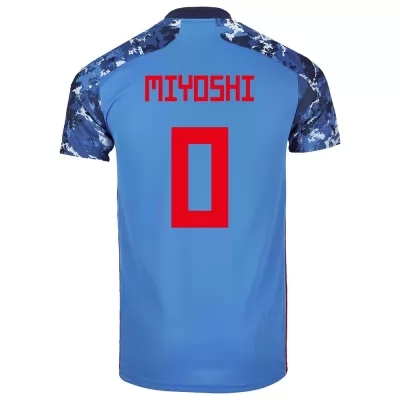 Femme Équipe du Japon de football Maillot Koji Miyoshi #0 Tenues Domicile Bleu Foncé 2021