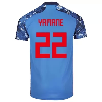 Femme Équipe du Japon de football Maillot Miki Yamane #22 Tenues Domicile Bleu Foncé 2021