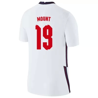 Homme Équipe d'Angleterre de football Maillot Mason Mount #19 Tenues Domicile Blanc 2021