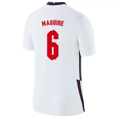 Enfant Équipe d'Angleterre de football Maillot Harry Maguire #6 Tenues Domicile Blanc 2021