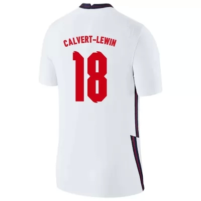 Enfant Équipe d'Angleterre de football Maillot Dominic Calvert-Lewin #18 Tenues Domicile Blanc 2021