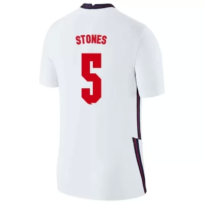 Enfant Équipe d'Angleterre de football Maillot John Stones #5 Tenues Domicile Blanc 2021