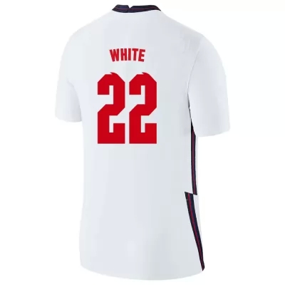 Enfant Équipe d'Angleterre de football Maillot Ben White #22 Tenues Domicile Blanc 2021