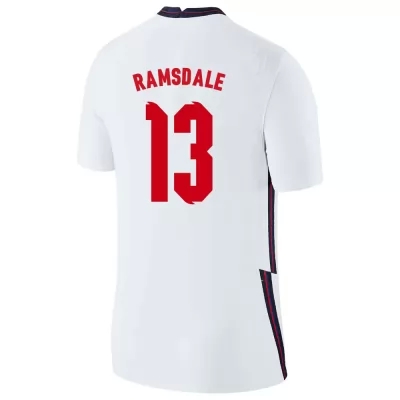 Homme Équipe d'Angleterre de football Maillot Aaron Ramsdale #13 Tenues Domicile Blanc 2021