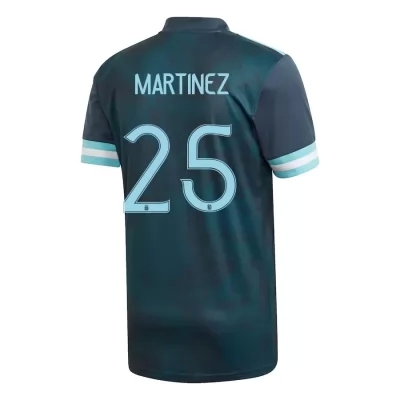 Enfant Équipe d'Argentine de football Maillot Lisandro Martinez #25 Tenues Extérieur Bleu Foncé 2021