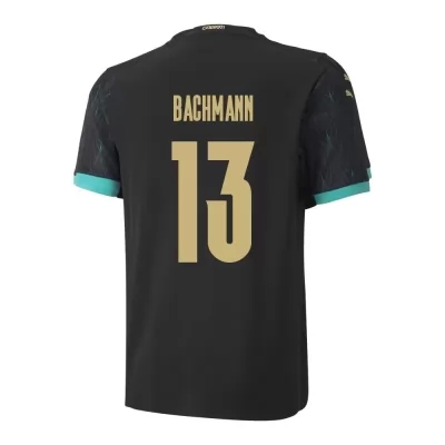 Femme Équipe d'Autriche de football Maillot Daniel Bachmann #13 Tenues Extérieur Noir 2021