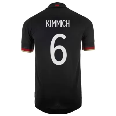 Femme Équipe d'Allemagne de football Maillot Joshua Kimmich #6 Tenues Extérieur Noir 2021