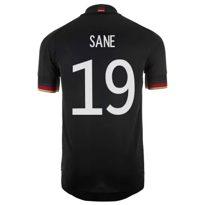 Homme Équipe d'Allemagne de football Maillot Leroy Sane #19 Tenues Extérieur Noir 2021