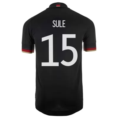 Femme Équipe d'Allemagne de football Maillot Niklas Sule #15 Tenues Extérieur Noir 2021