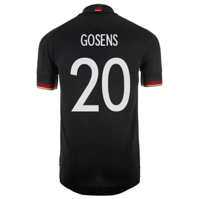 Homme Équipe d'Allemagne de football Maillot Robin Gosens #20 Tenues Extérieur Noir 2021