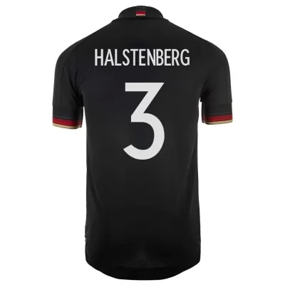 Enfant Équipe d'Allemagne de football Maillot Marcel Halstenberg #3 Tenues Extérieur Noir 2021