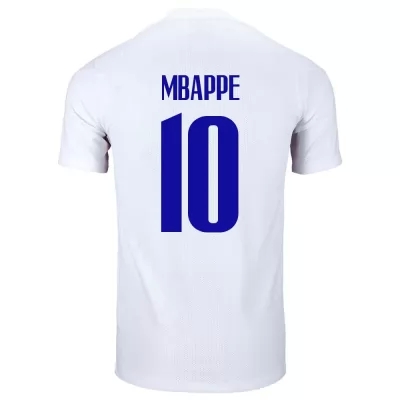 Enfant Équipe de France de football Maillot Kylian Mbappe #10 Tenues Extérieur Blanc 2021