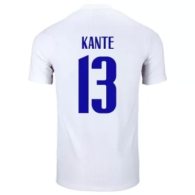 Homme Équipe de France de football Maillot N'Golo Kante #13 Tenues Extérieur Blanc 2021