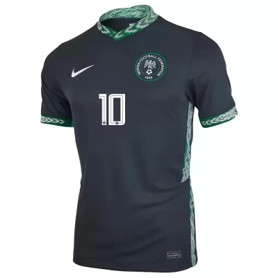 Femme Équipe du Nigeria de football Maillot Joe Aribo #10 Tenues Extérieur Noir 2021