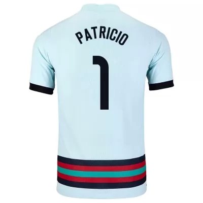 Enfant Équipe du Portugal de football Maillot Rui Patricio #1 Tenues Extérieur Bleu Clair 2021