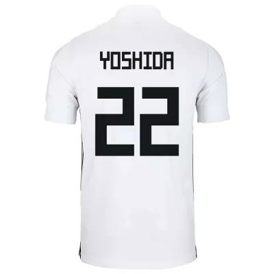 Femme Équipe du Japon de football Maillot Maya Yoshida #22 Tenues Extérieur Blanc 2021