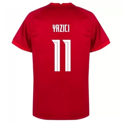 Femme Équipe Turquie de football Maillot Yusuf Yazici #11 Tenues Extérieur Rouge 2021