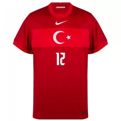 Femme Équipe Turquie de football Maillot Altay Bayindir #12 Tenues Extérieur Rouge 2021