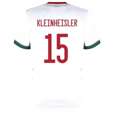 Femme Équipe de Hongrie de football Maillot Laszlo Kleinheisler #15 Tenues Extérieur Blanc 2021