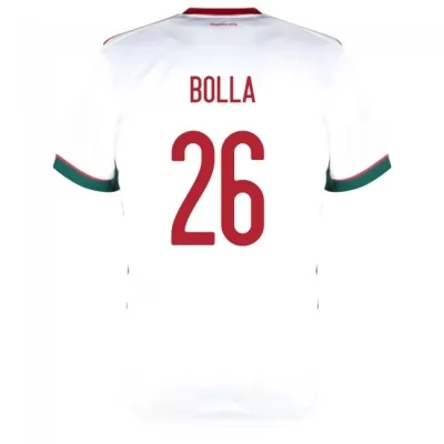 Femme Équipe de Hongrie de football Maillot Bendeguz Bolla #26 Tenues Extérieur Blanc 2021
