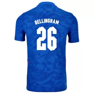 Enfant Équipe d'Angleterre de football Maillot Jude Bellingham #26 Tenues Extérieur Bleu 2021