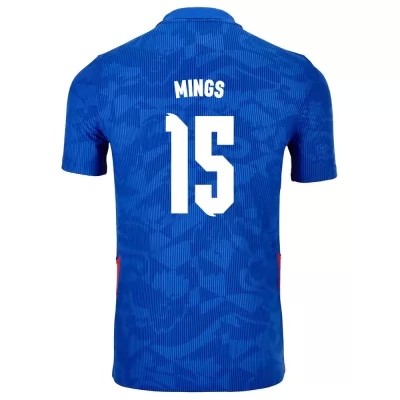 Femme Équipe d'Angleterre de football Maillot Tyrone Mings #15 Tenues Extérieur Bleu 2021