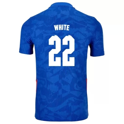 Femme Équipe d'Angleterre de football Maillot Ben White #22 Tenues Extérieur Bleu 2021