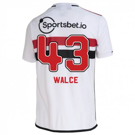 Kandiny Enfant Maillot Walce #43 Blanc Tenues Domicile 2023/24 T-Shirt
