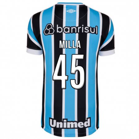 Kandiny Enfant Maillot Lucas Milla #45 Bleu Tenues Domicile 2023/24 T-Shirt