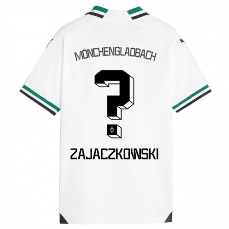 Kandiny Enfant Maillot Vincent Zajaczkowski #0 Blanc Vert Tenues Domicile 2023/24 T-Shirt