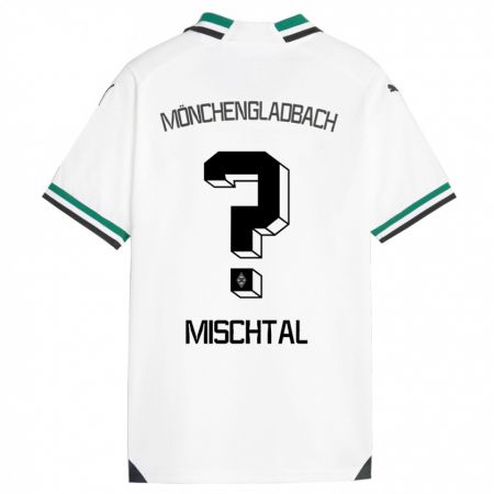 Kandiny Enfant Maillot Kilian Mischtal #0 Blanc Vert Tenues Domicile 2023/24 T-Shirt