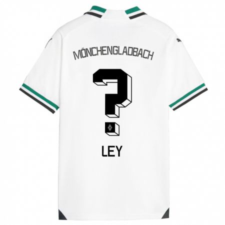 Kandiny Enfant Maillot Marlon Ley #0 Blanc Vert Tenues Domicile 2023/24 T-Shirt